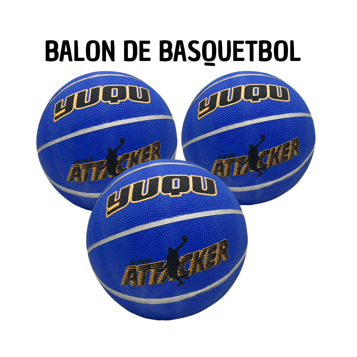 Balón Basketball Azul Profesional - Juego y Práctica - Imagen 1