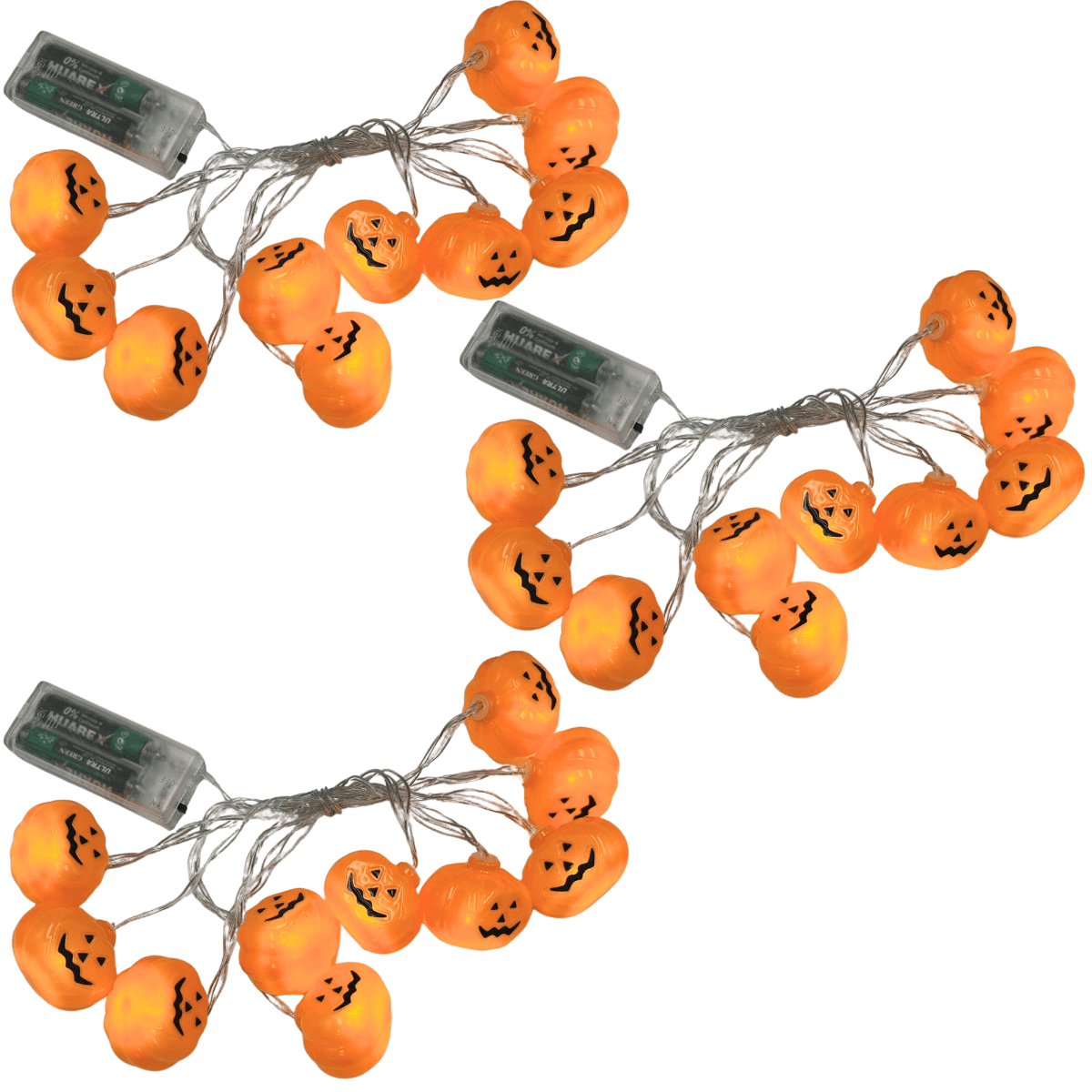 Serie Luces LED Calabazas - Iluminación Halloween - Imagen 1