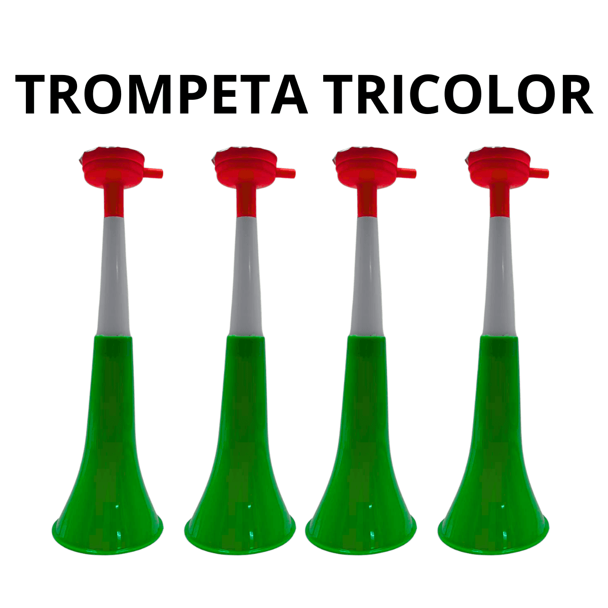 Trompeta Tricolor Mexicana - Fiesta y Ruido Patrio - Imagen 1
