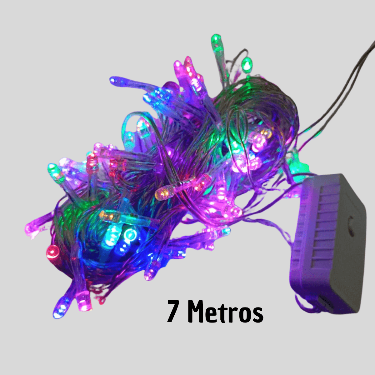 Serie LED 100 Luces Multicolor - Clásica Navideña - Imagen 1