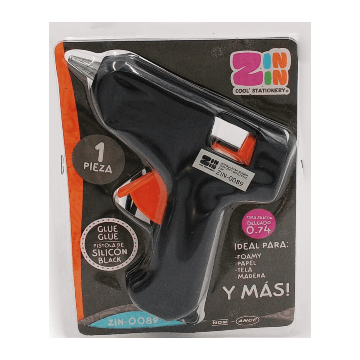 Pistola de Silicón Negra Profesional - Alta Potencia - Imagen 1
